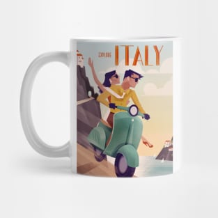 Vintage Travel Art Italy Mug